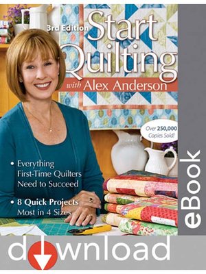 cover image of Start Quilting with Alex Anderson